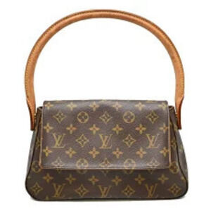 Louis Vuitton Looping Handbag Monogram Brown